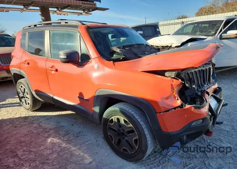 2015 Jeep Renegade Trailhawk from USA, damaged, VIN ZACCJBCT5FPB29110